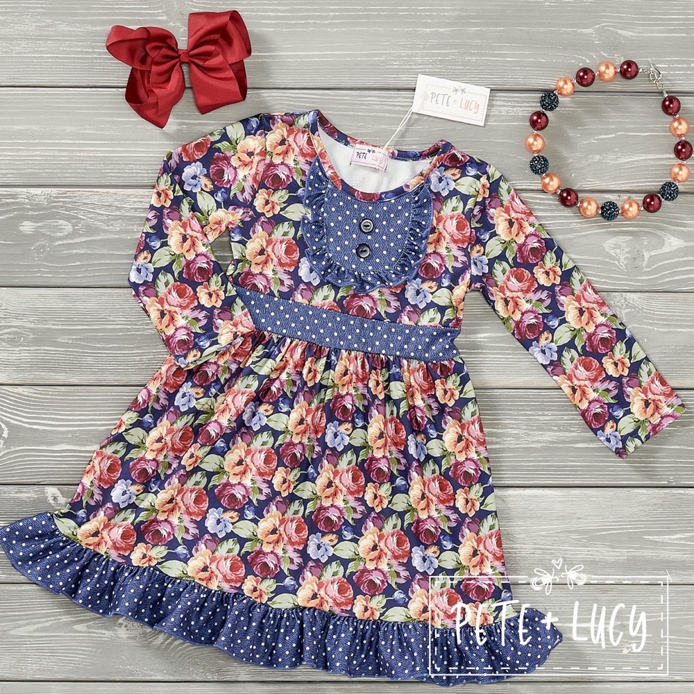 Full of flowers Floral Kids Dress -